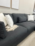 Montego Right Chaise In Dark Charcoal