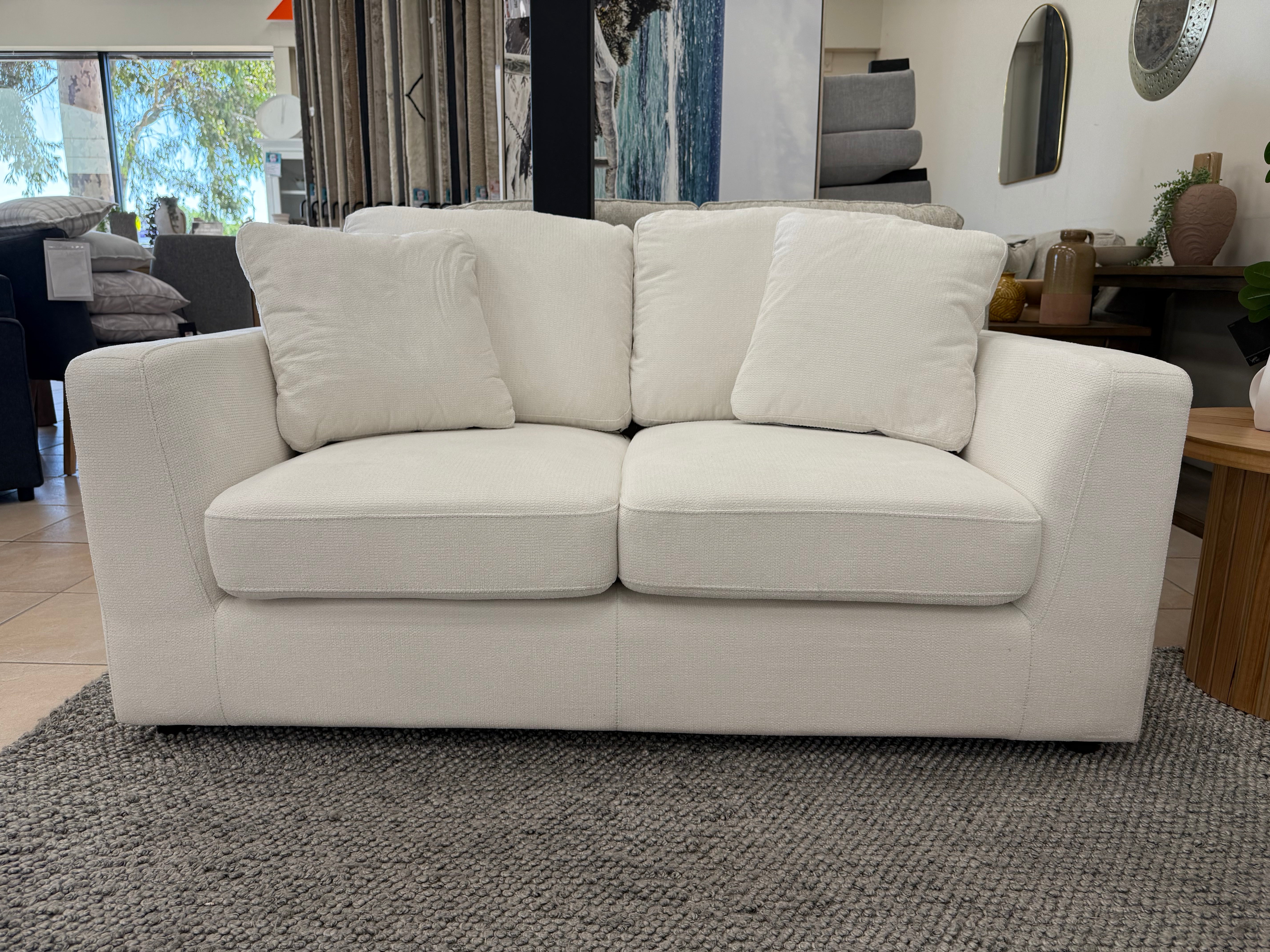 Frankie 3+2 Sofa Pair in Cloud Ivory