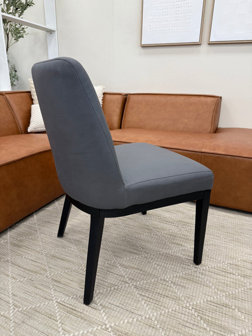 Ginko Dining Chair In Licorice Grey Endurotek