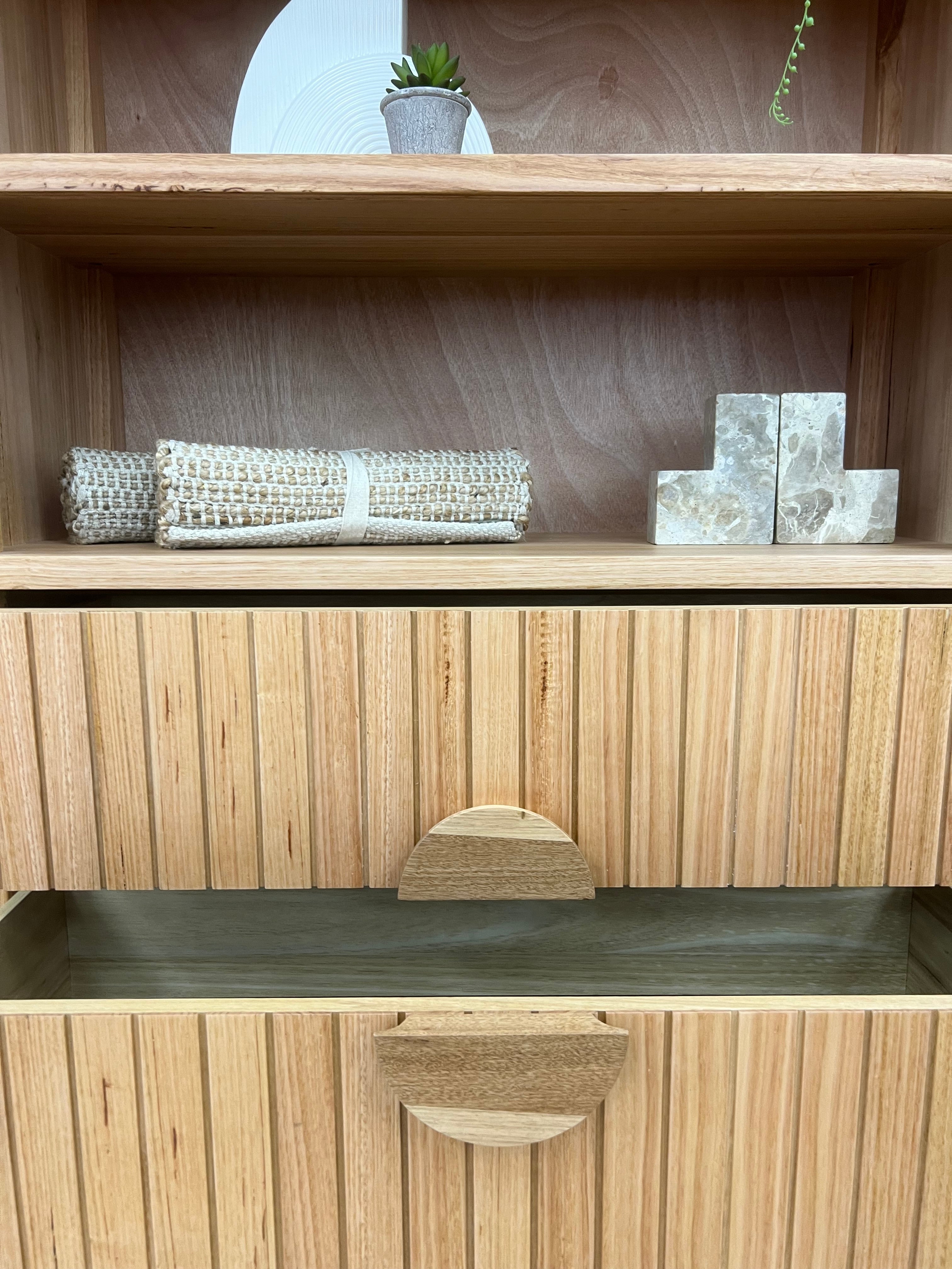 Morocco Bookcase In Natural Australian Messmate