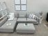 Montego Left Side Chaise in Glacier Grey