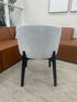 Katana Dining Chair With Black Leg