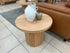 Morocco Round Lamp Table In Natural Australian Messmate