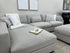 Montego Left Side Chaise in Glacier Grey