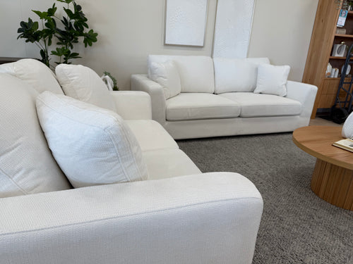 Frankie 3+2 Sofa Pair in Cloud Ivory