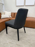 Ginko Dining Chair In Charcoal Endurotek