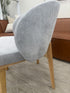 Katana Dining Chair With Natural Leg