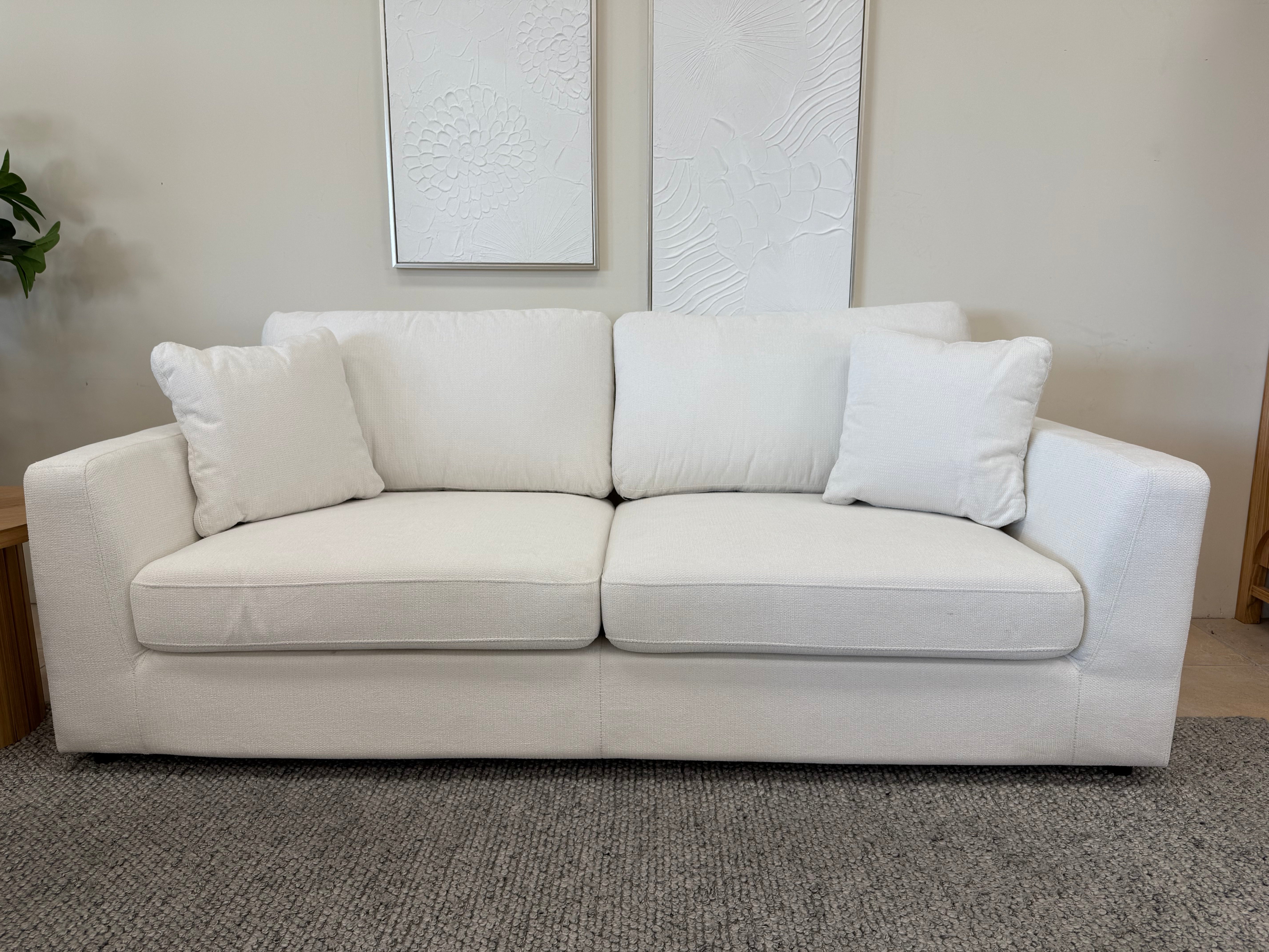 Frankie 3+2 Sofa Pair in Cloud Ivory