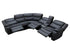 Erik Corner Lounge With Electric Recliners In Black