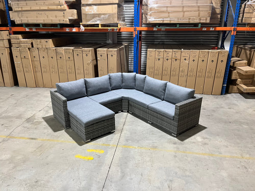 Swiss Corner Lounge With Ottoman