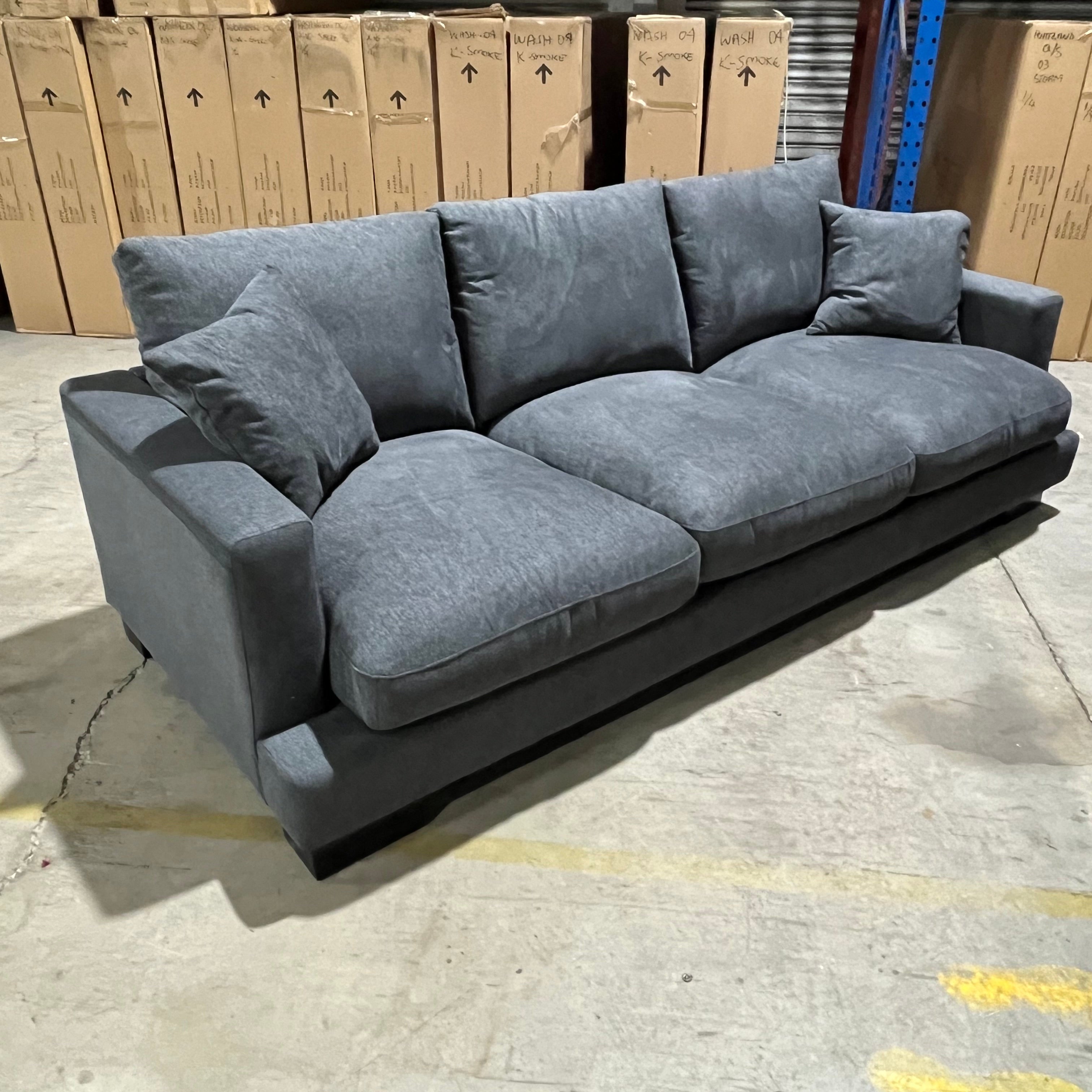 Piper 3+2 Sofa Package In Charcoal Grey