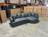 Jamie Right Chaise In Charcoal