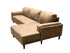 Dustin Right Chaise In Tan