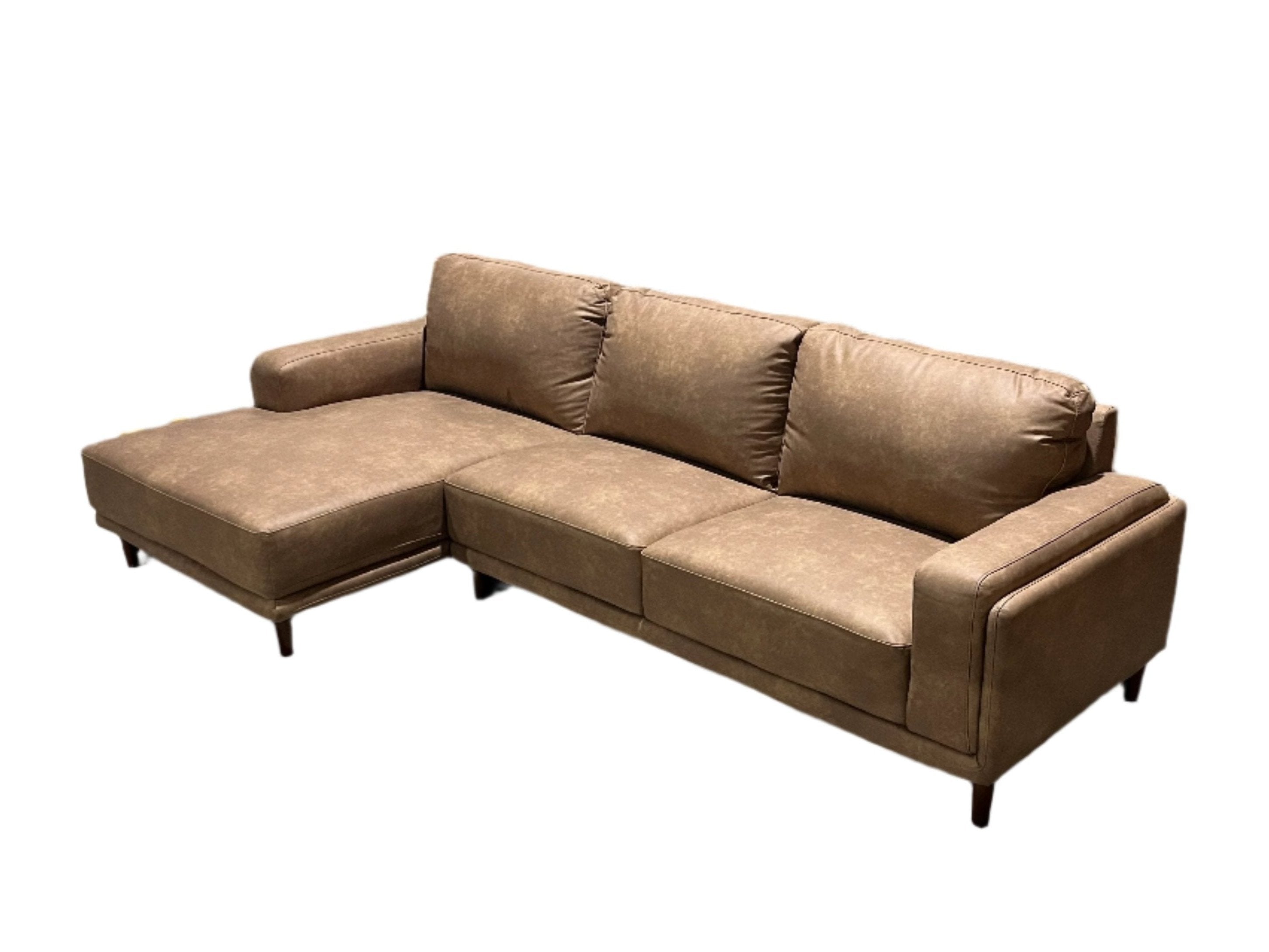 Dustin Left Chaise In Tan