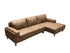 Dustin Right Chaise In Tan