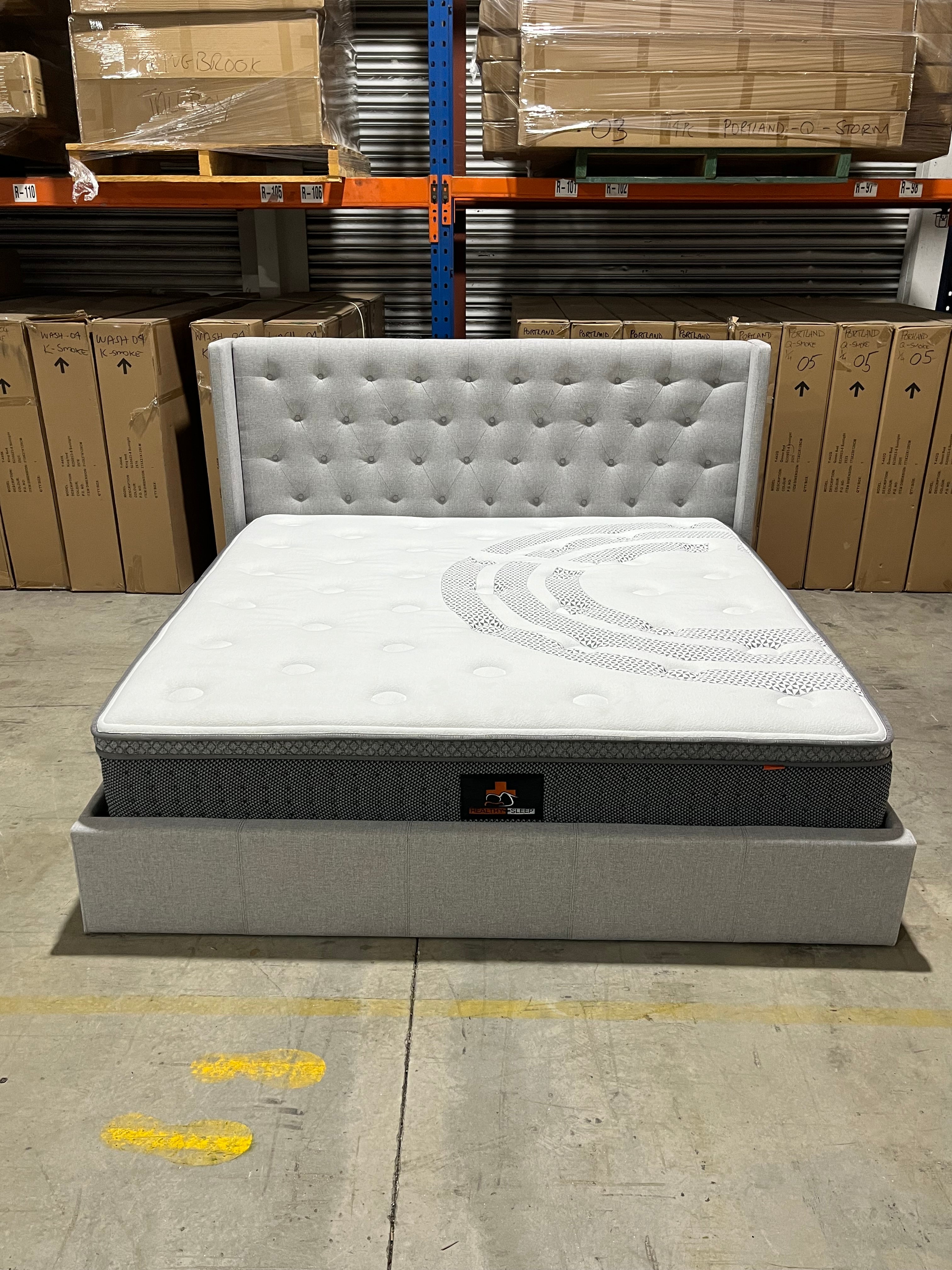 Memphis Super King Bed & Mattress Package