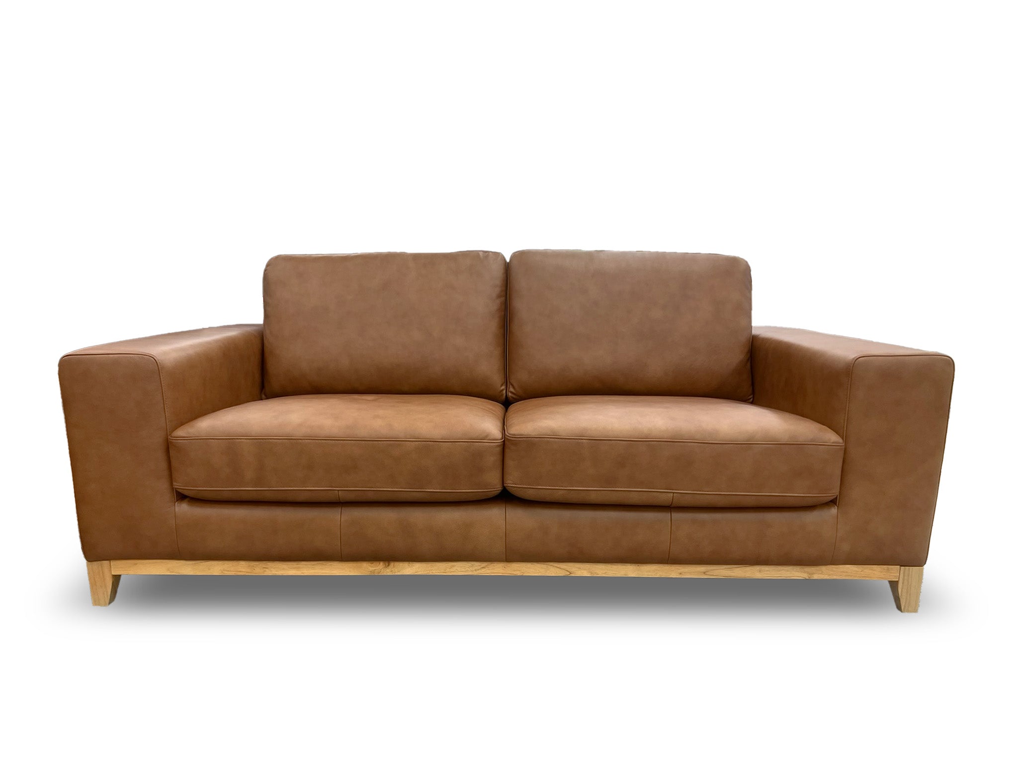 Bliss 2 Seater In Tan Leather