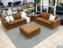 Bliss 3+2 Seater Package In Tan Leather