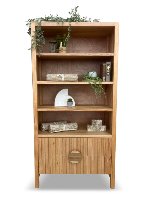 Morocco Bookcase In Natural Australian Messmate