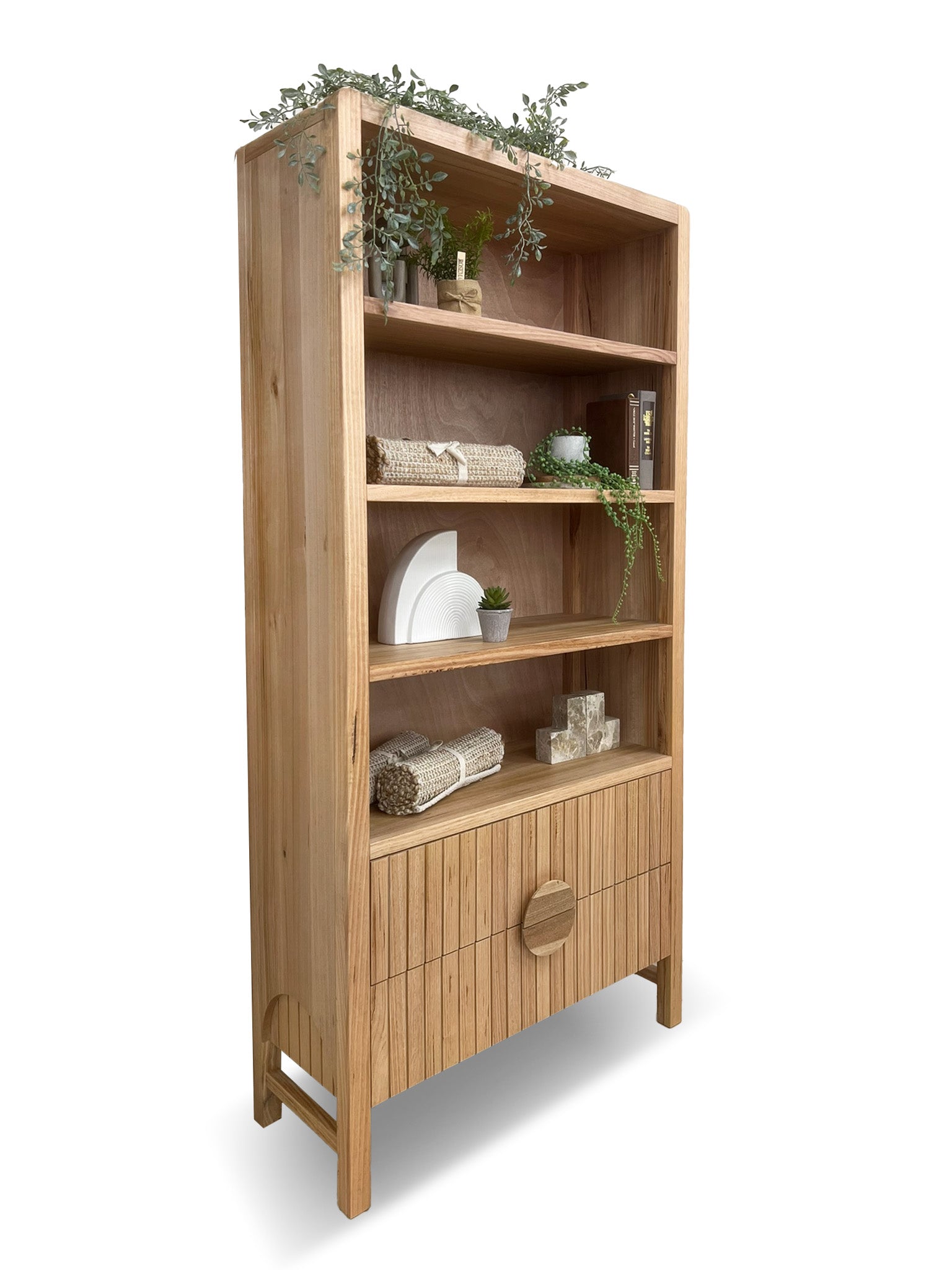 Morocco Bookcase In Natural Australian Messmate