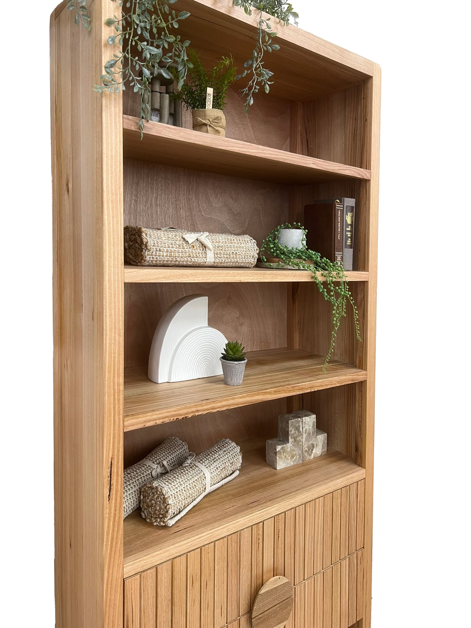 Morocco Bookcase In Natural Australian Messmate