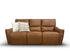 Trina 3 Seater With Dual Electrics In Tan Leather