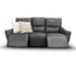 Trina 3+2 Dual Electric Recliner Sofa Pair in Asphalt Grey Leather