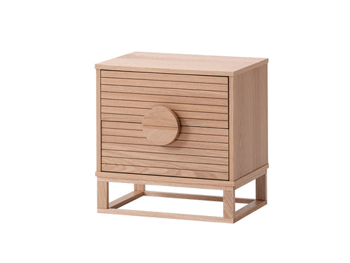 Osaka 2 Draw Bedside In Natural Oak