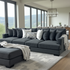 Layabout sofa with ottoman