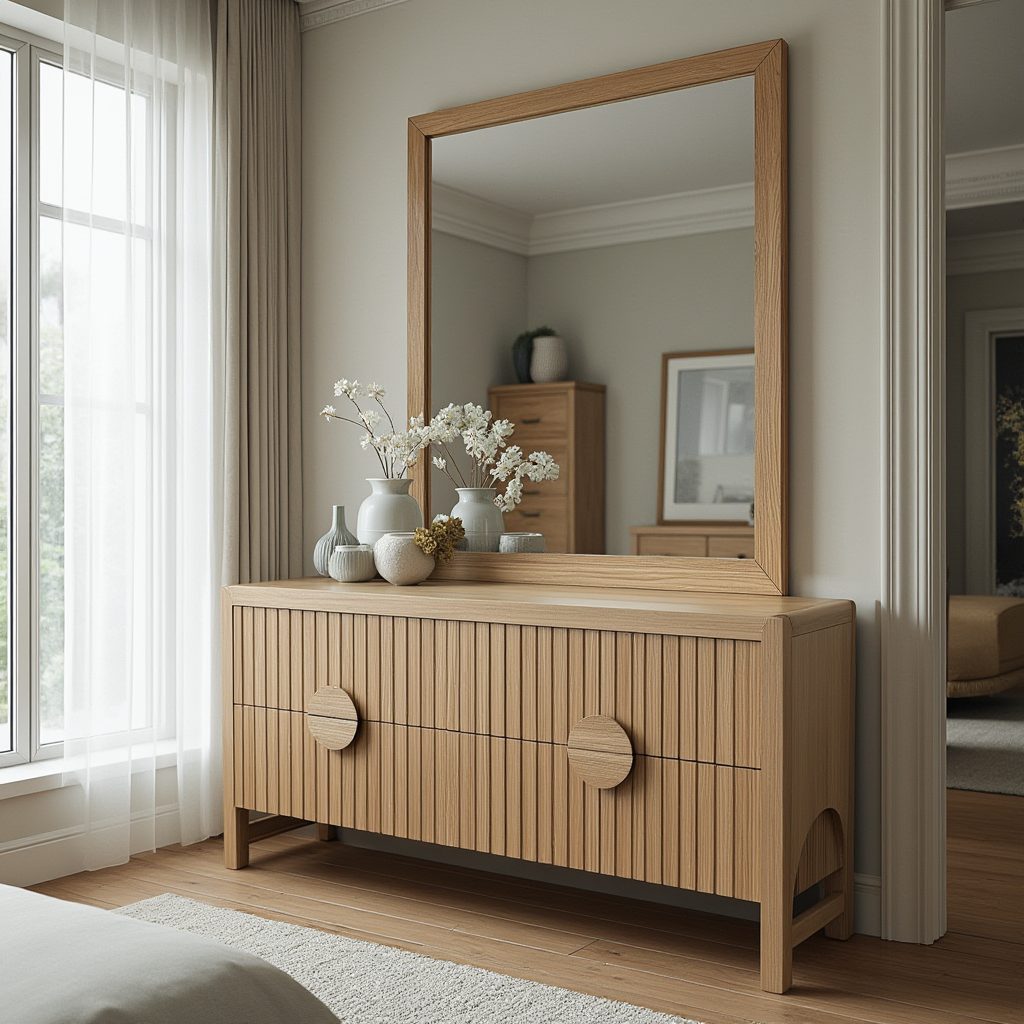 Morocco dressing table with mirror