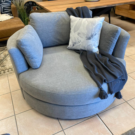 Large round on sale couch chair